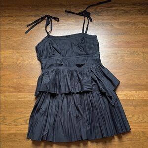 NWT Ulla Johnson Bailey pleated minidress size 10